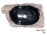 Picture of Medium Black and Beige Petrified Wood Sink 22"-26"