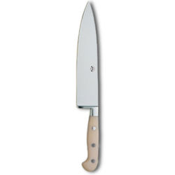 Coltellerie Berti Hand Forged 9" Full Tang Chef's Knife  - White Lucite