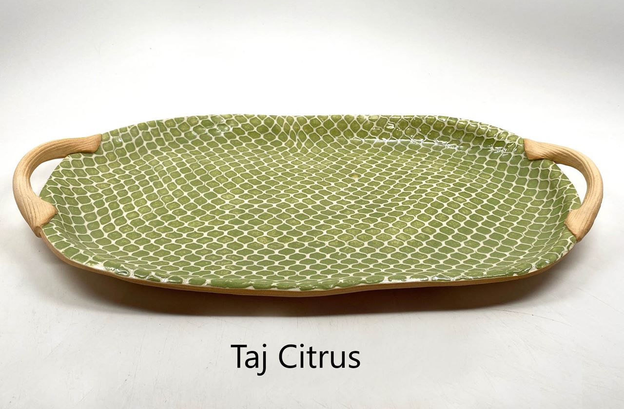 Picture of Terrafirma Ceramics | Oval Tray with Handles