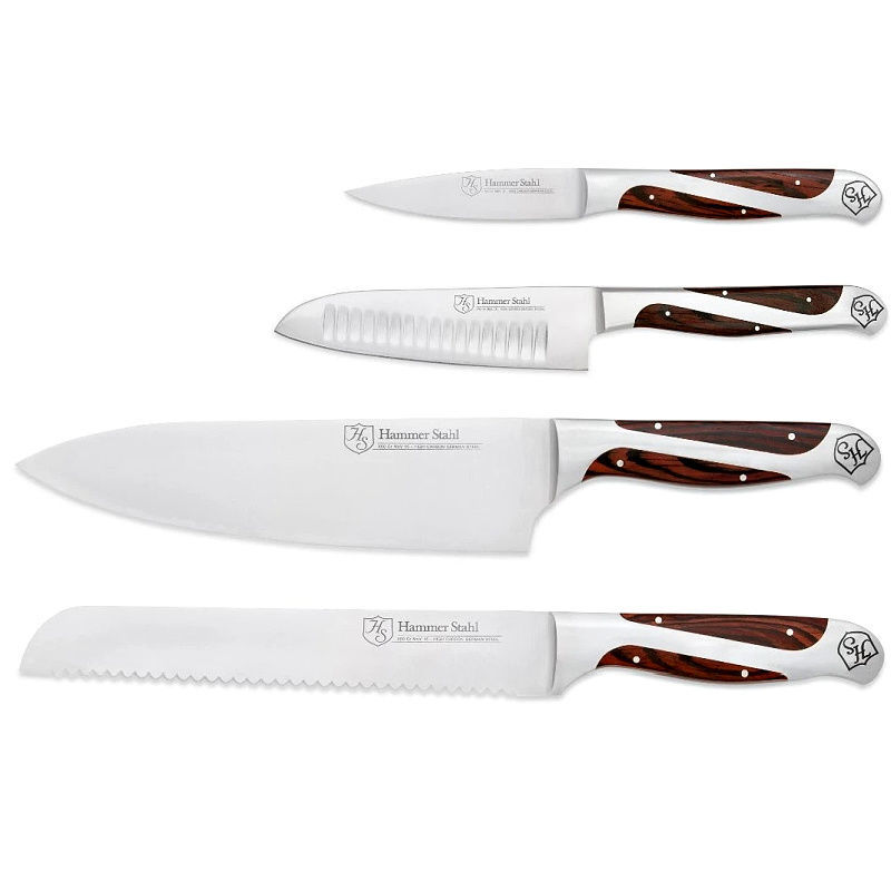 Picture of Heritage Steel Cutlery Essentials Set by Hammer Stahl - 4 Piece