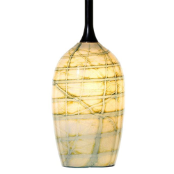 Blown Glass Pendant Light | Canale 6 | Ivory Green