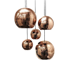 SoLuna Copper Lights | 5 Globe Pendant Chandelier | Polished Copper 1