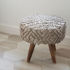 Picture of Handwoven Mocha Pattern Stool