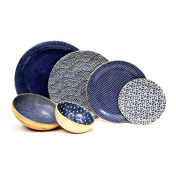 Terrafirma Ceramics | Seaside Cobalt | 6-pc