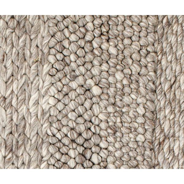 Picture of Handwoven Textured Taupe Rug 5x8