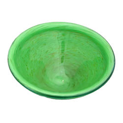 Blown Glass Sink | Green Petals Classic