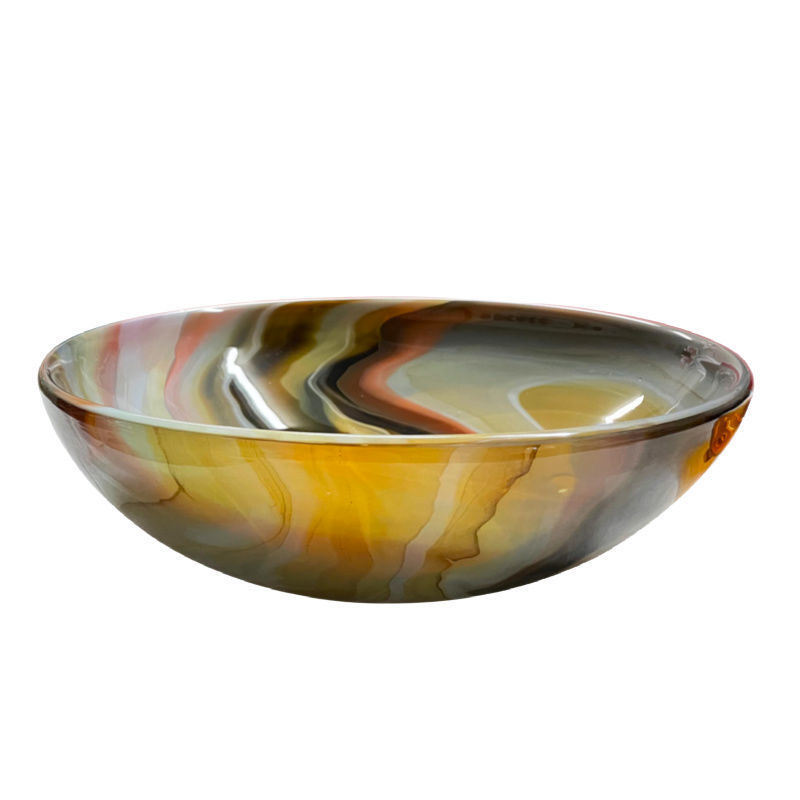 Picture of Blown Glass Sink | Desert Sunset Classic