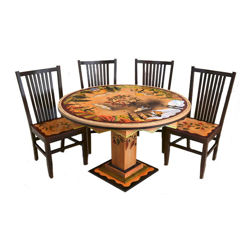 Sticks Hand Painted Furniture | Dining Set | Live Life to the Fullest