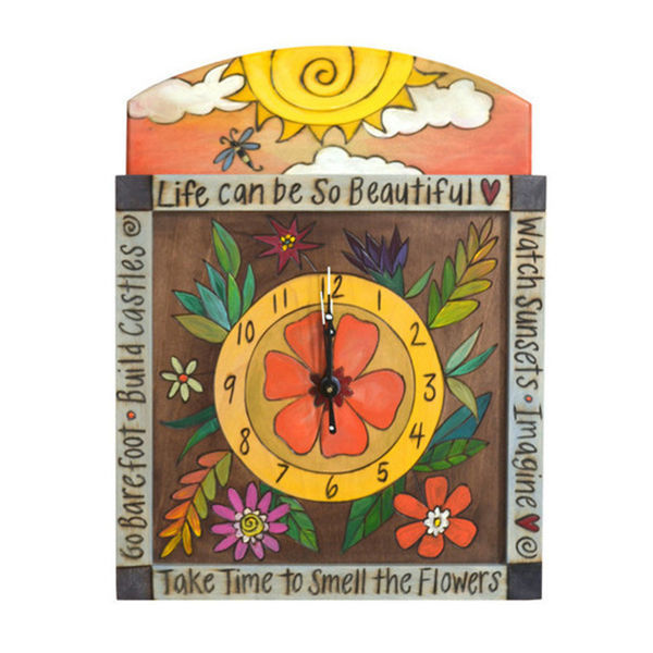 Sticks Hand Painted Furniture | Wall Clock | Life Can Be So Beautiful