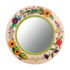 Sticks Hand Painted Furniture | Large Circle Mirror | Smell the Flowers