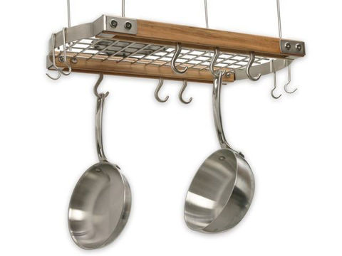 Hanging Oval Pot Rack - Steel