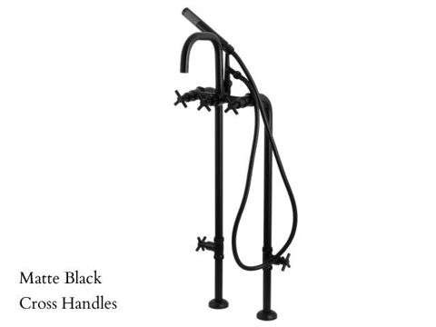 Kingston Brass Concord Freestanding Tub Filler Faucet with Hand Shower