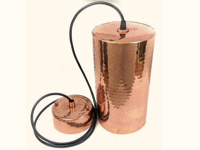 SoLuna Copper Lights | Canister Pendant Light | Polished Copper