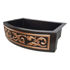 Rounded Front Copper Farmhouse Sink - Scroll by SoLuna