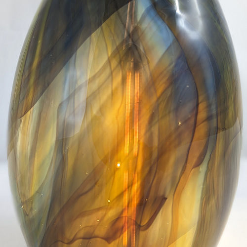 Tidewater Blown Glass Pendant Light by Suzanne Guttman