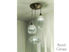 Picture of Blown Glass Pendant Light | Column | Amber