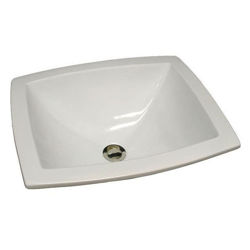 19" Rectangular X-Shaped Basin Sink