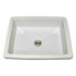 Hand Crafted Sink | 20" Rectangular Ceramic Sink with Flat Bottom