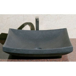 Zen Rectangular Stone Vessel Sink
